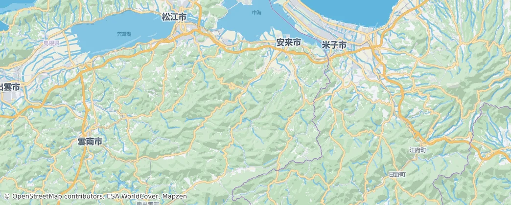 安來市 — 地图