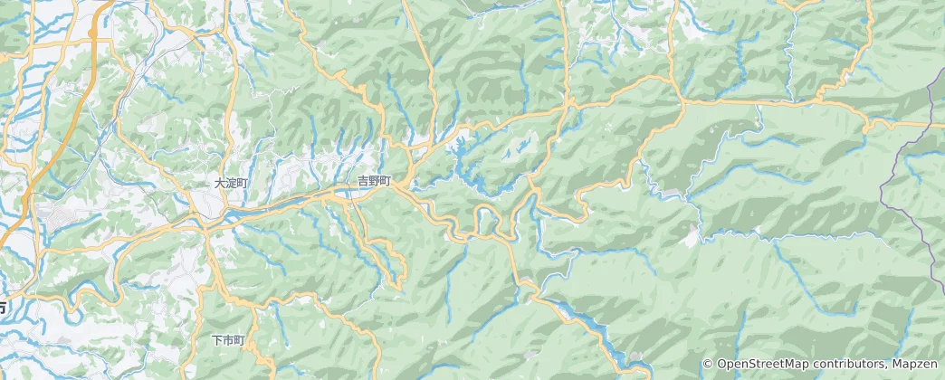 Mapa Jošino