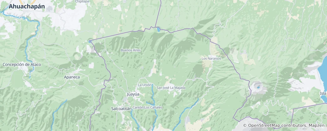 Map of Juayúa