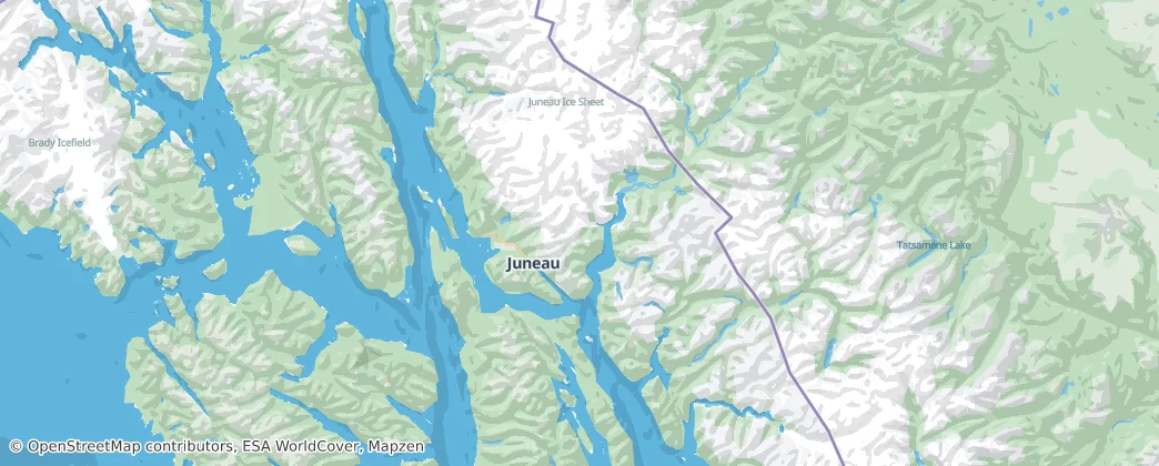 Juneau — Map
