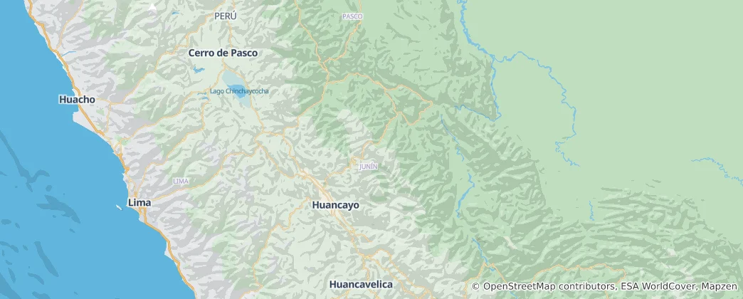 Map of Junín Department