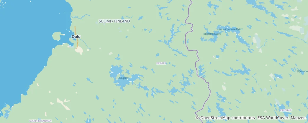 Mapa De Kainuu
