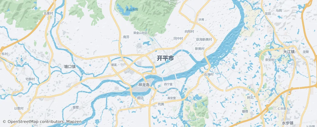 Kaiping — Mappa