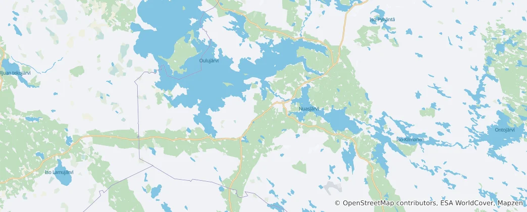 Mapa Kajaani