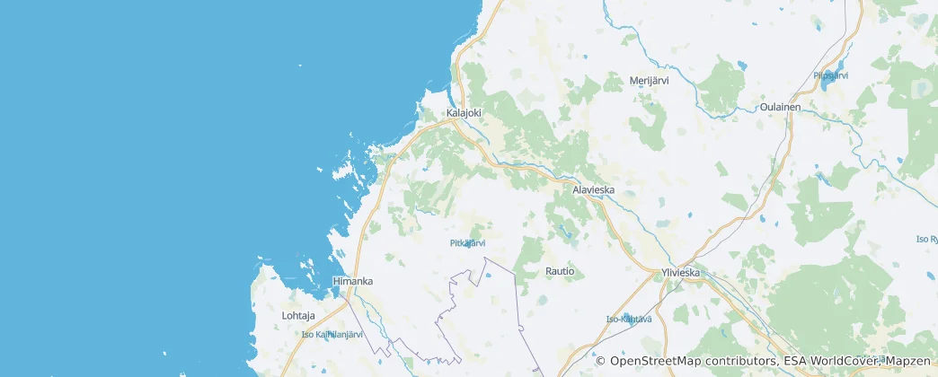 Map of Kalajoki
