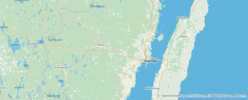 Karte von Kalmar