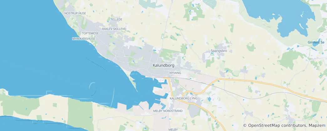 Map of Kalundborg