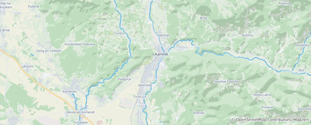 Map of Kamnik