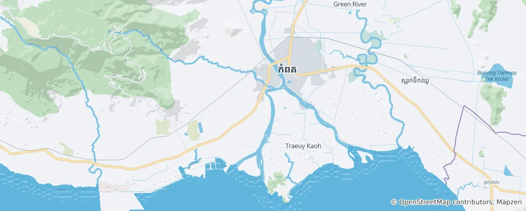 Map of Kampot