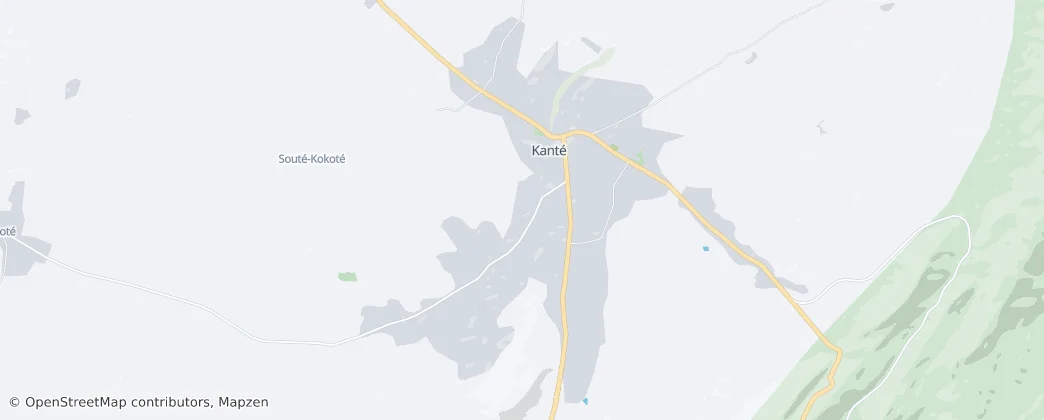 Kandé — Kaart