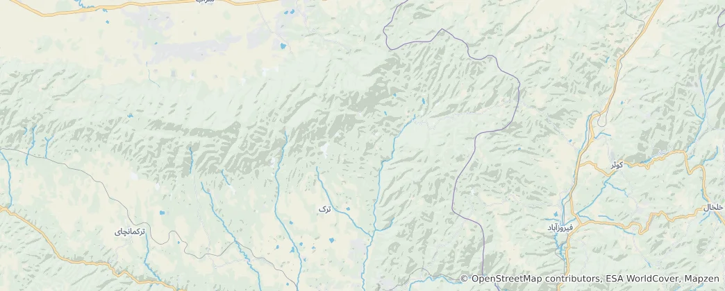 Mapa Kandovan District