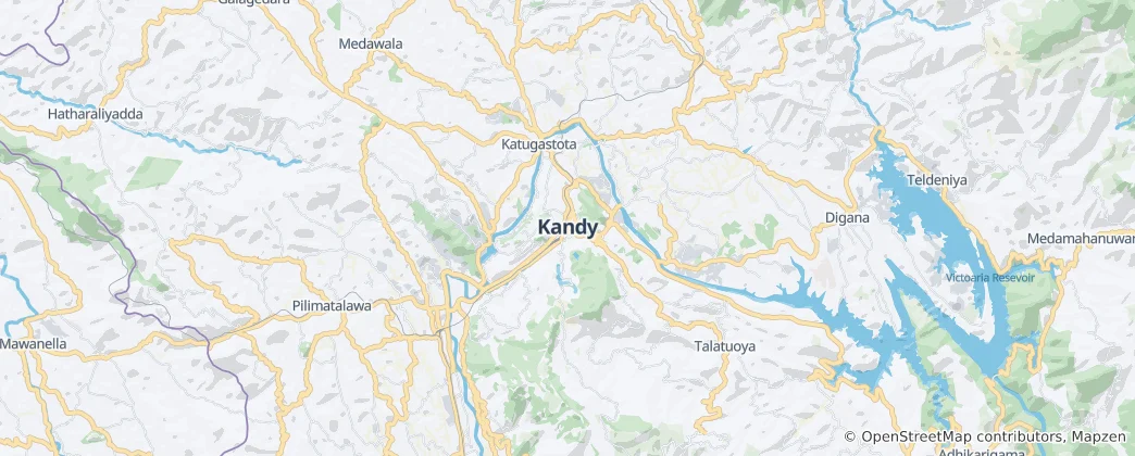 Térkép: Kandy