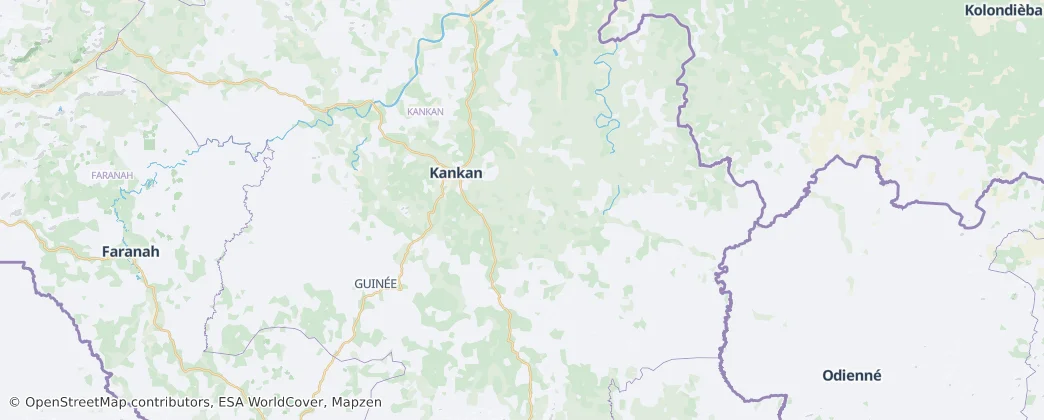 Kankan — Map