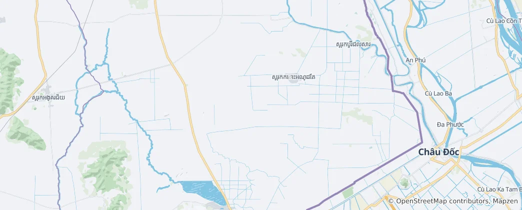 Mappa di distretto di Kaoh Andaet