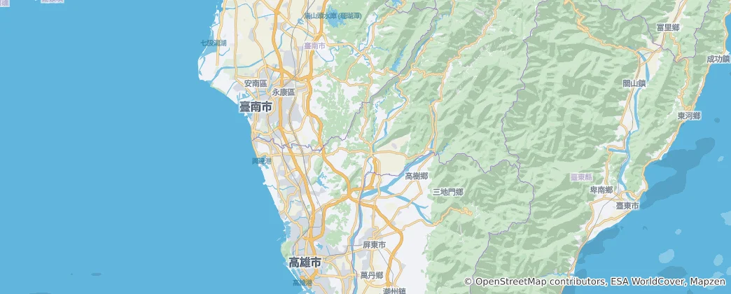 Map of Kaohsiung