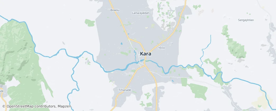 Kara — Kaart