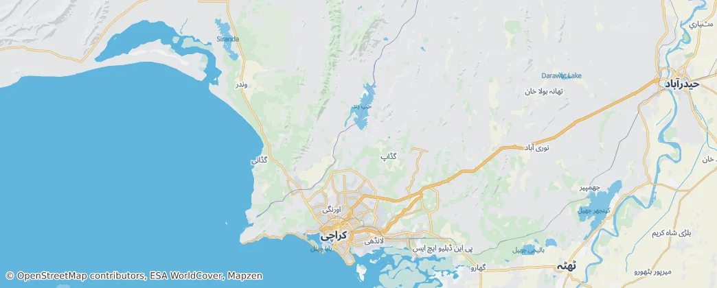 Karachi District — Map