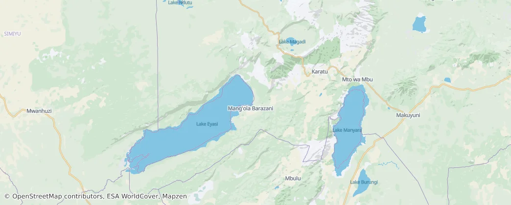 Karatu District – Mapa
