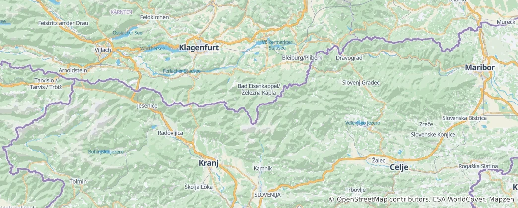 Mapa De Karavanks