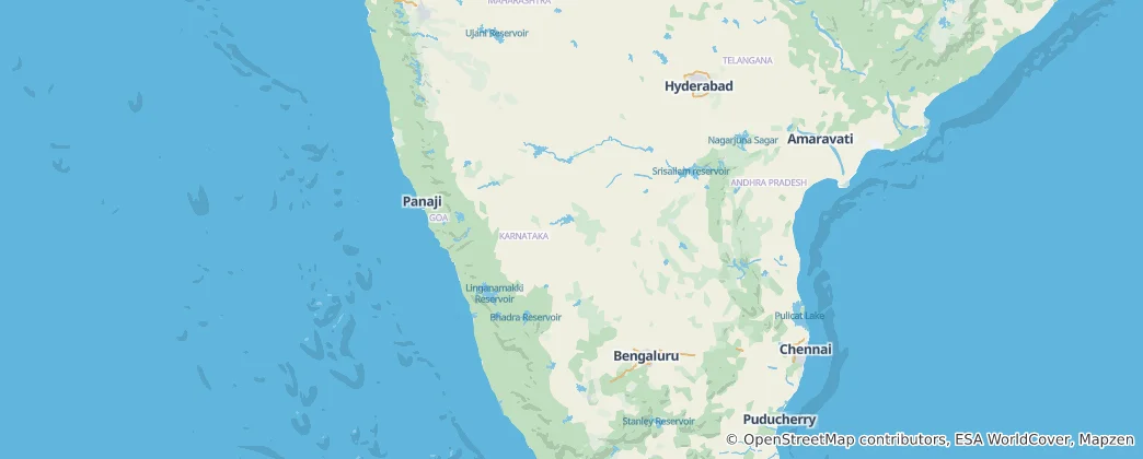 Mapa Karnataka
