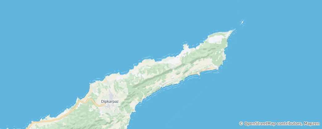 Mapa Karpaz Special Environmental Protected Area