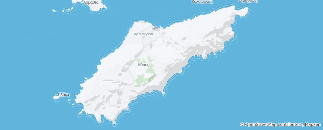 Mapa Kasos