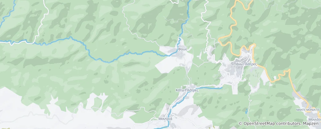 Mapa Kato Platres