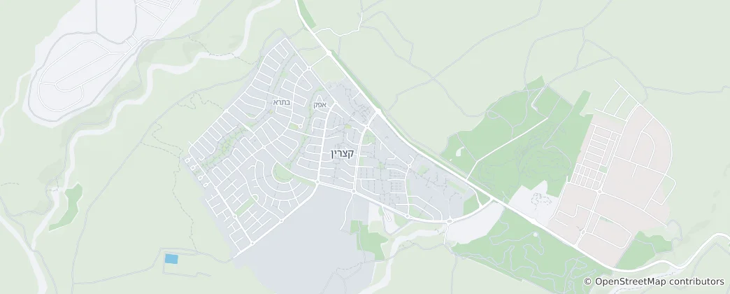 Mappa di Katzrin