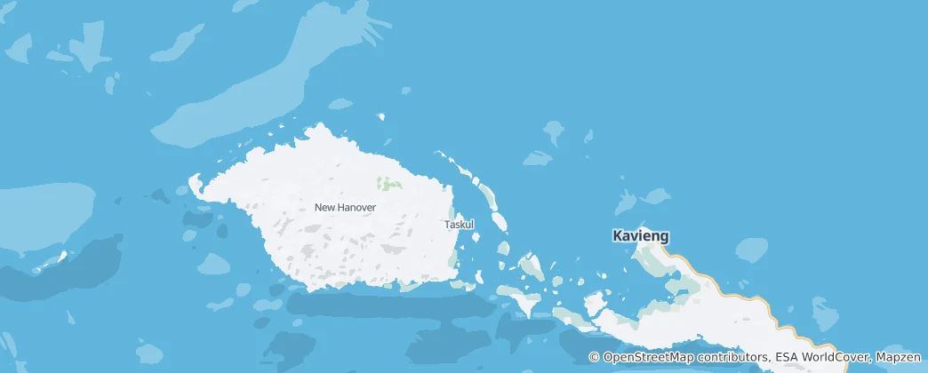 Mapa Kavieng District