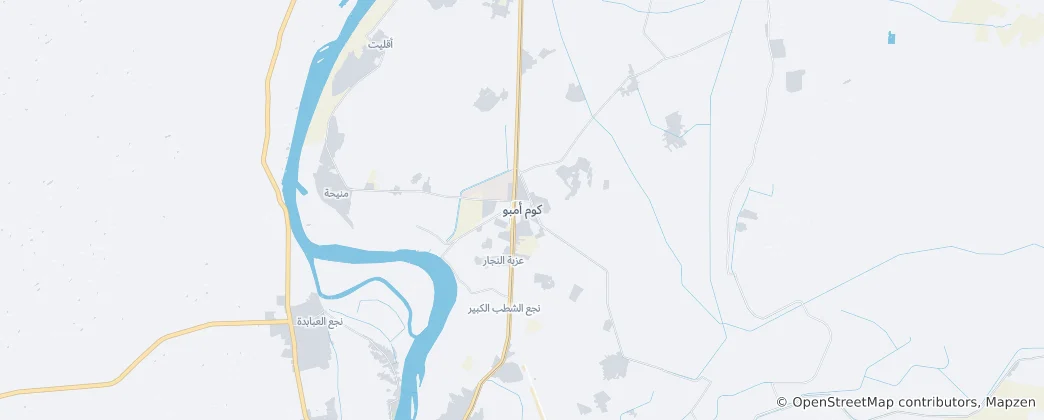Map of Kawm Ombo