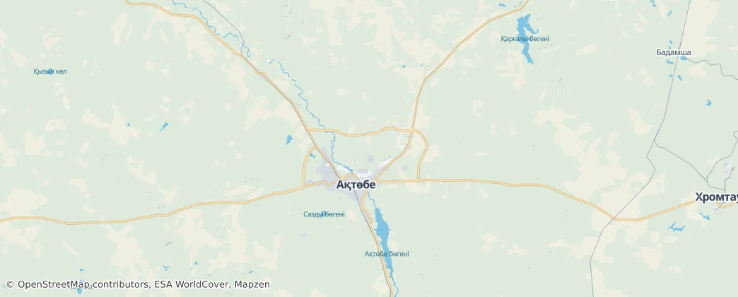 Aqtobe — Map
