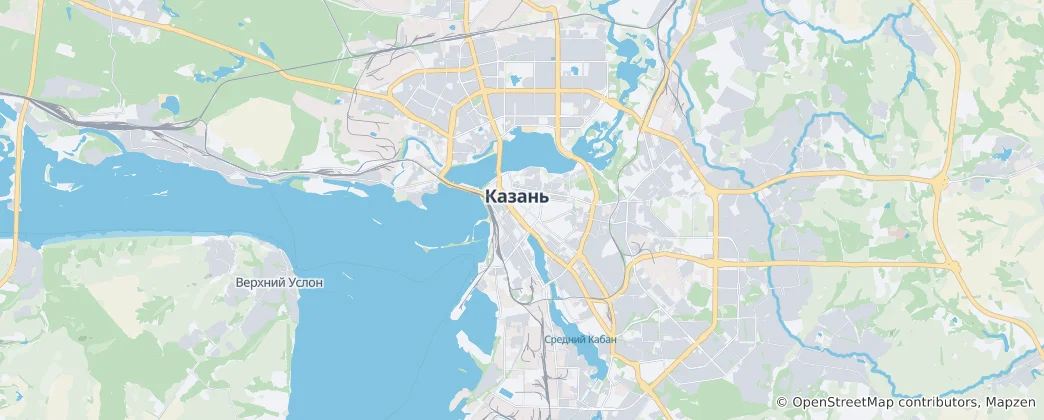 Karte von Kasan