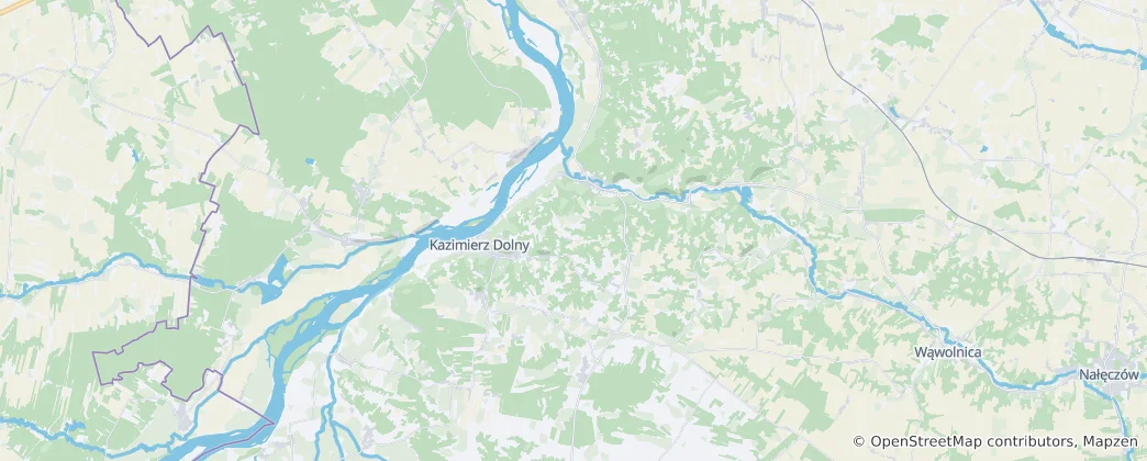 Map of Kazimierz Dolny