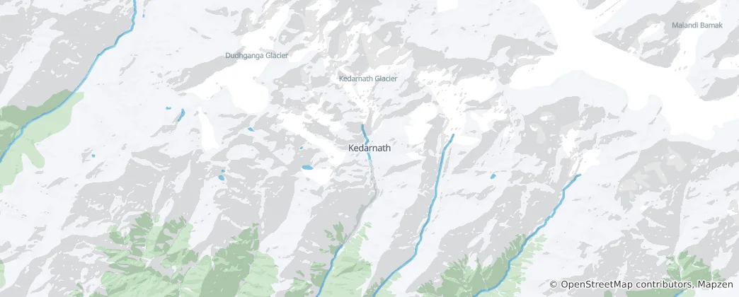 Mapa Kedarnath