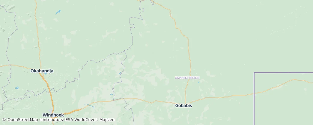 Okręg Keetmanshoop Urban — Mapa
