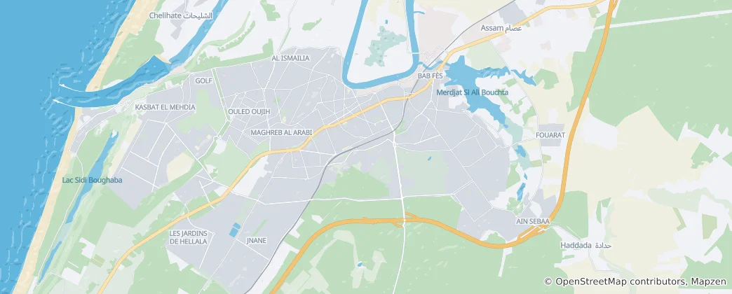 Mapa Kénitra