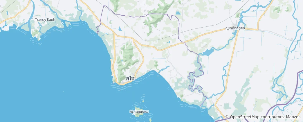 Map of Kep Province