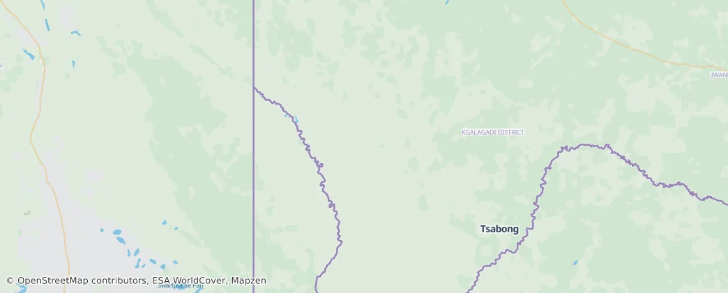 Kgalagadi Transfrontier Park — Map