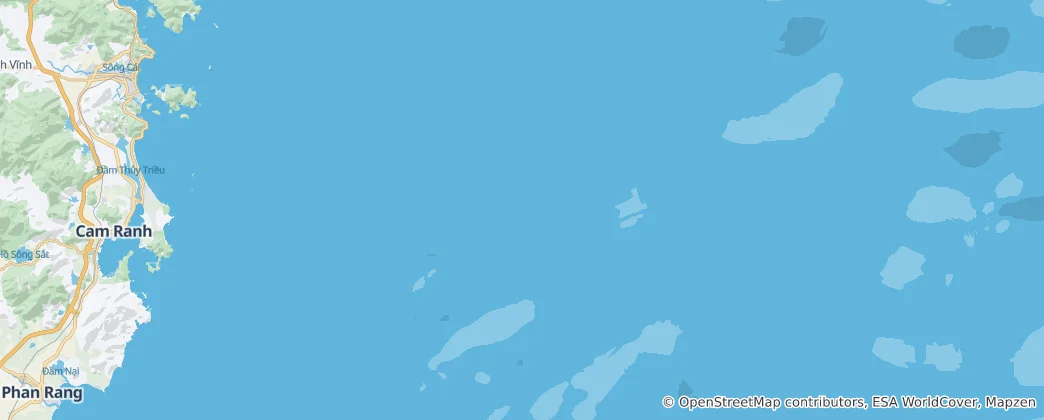 Map of Khanh Hoa