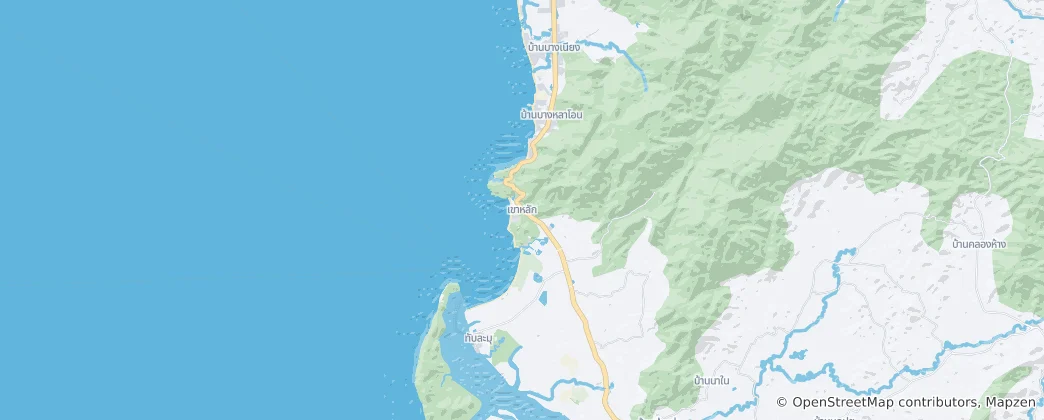 Carte de Khao Lak