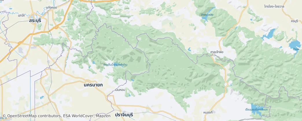 Khao Yai – Mapa