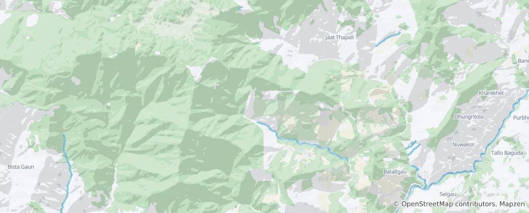 Khaptad National Park 지도