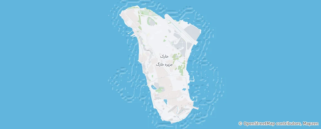 Map of Kharg Island