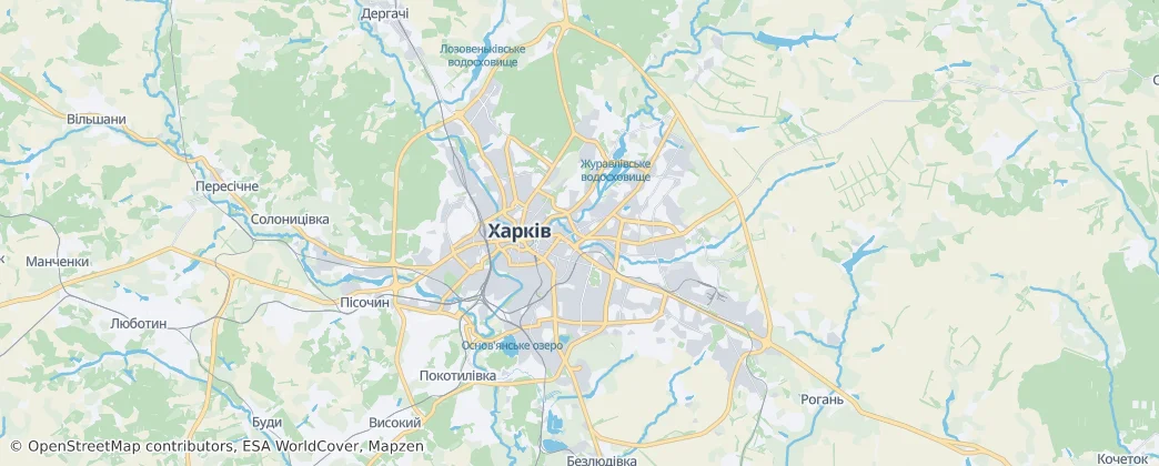 Kharkiv — Mapa