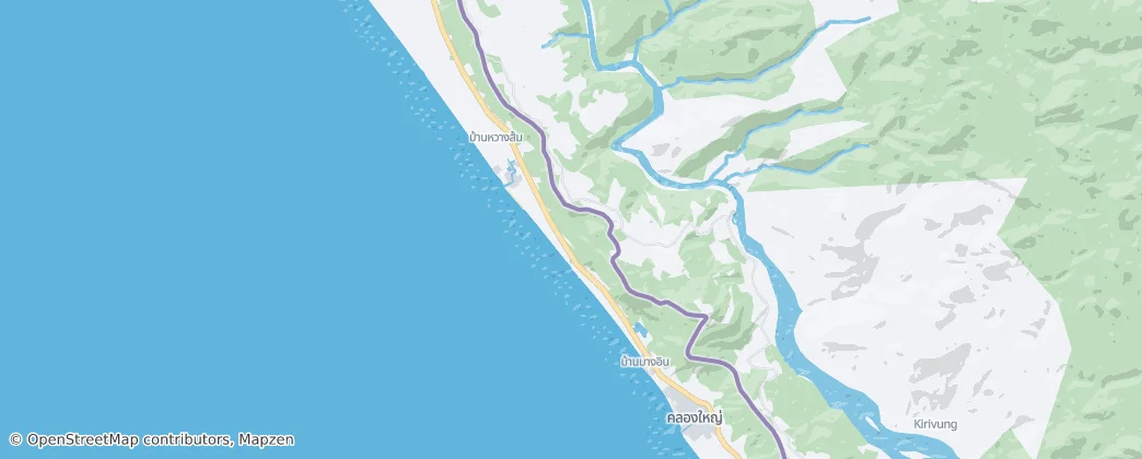 Distretto di Khlong Yai — Mappa