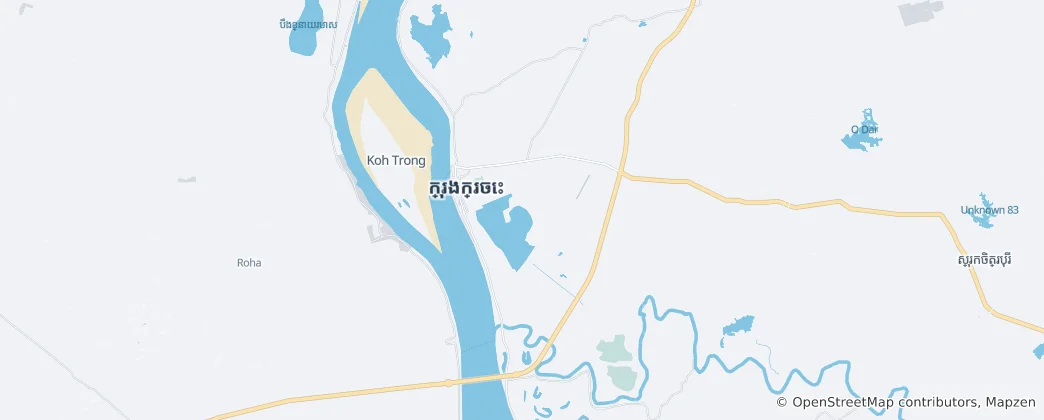 Map of Kracheh