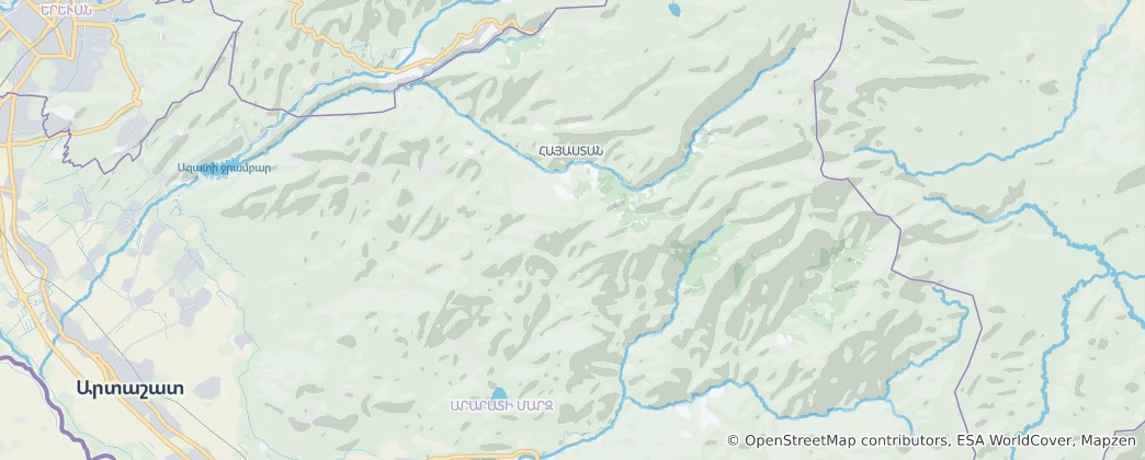 Map of Khosrov Forest State Reserve