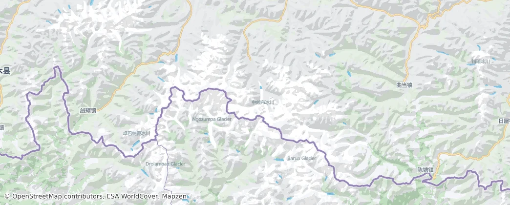 Khumbu – Mapa