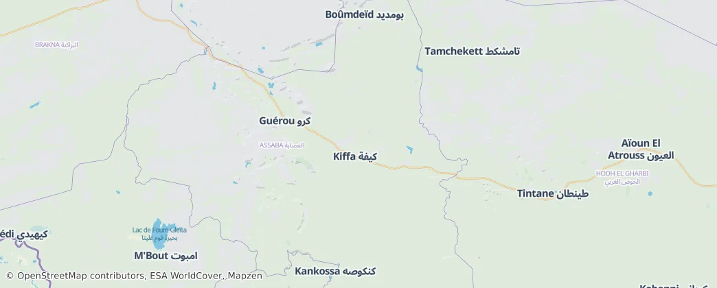 Kiffa — Mappa