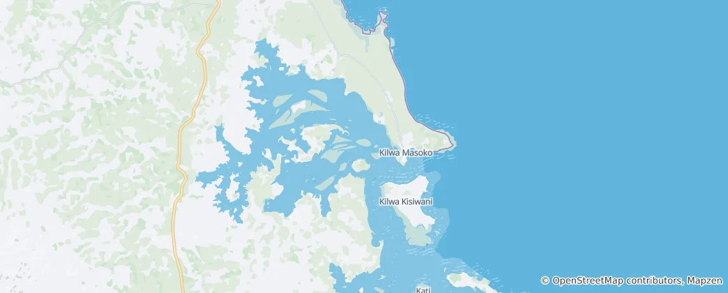 Karte von Kilwa Masoko